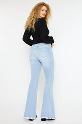 High Rise Curvy Flare Jeans Kancan